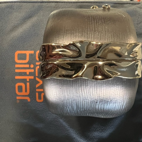 Alexis Bittar Crystal And Lucite Large Cuff Bracelet